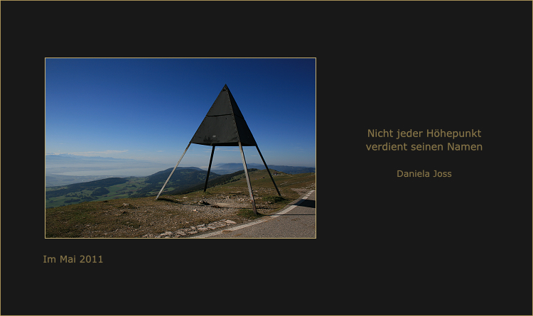 Signal auf dem Chasseral.