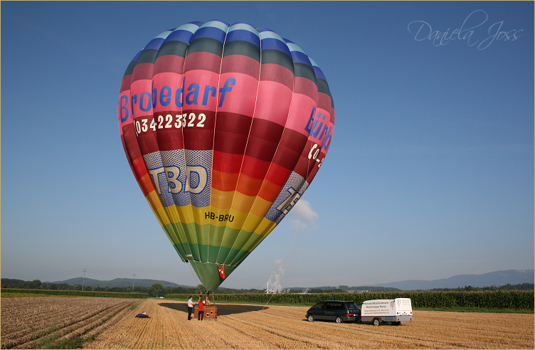 Daniela Joss Ballonfahrt 2010