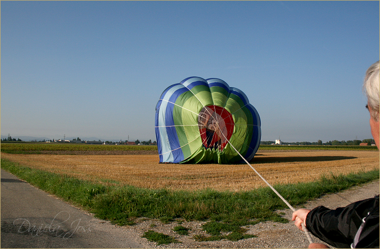 Daniela Joss Ballonfahrt 2010