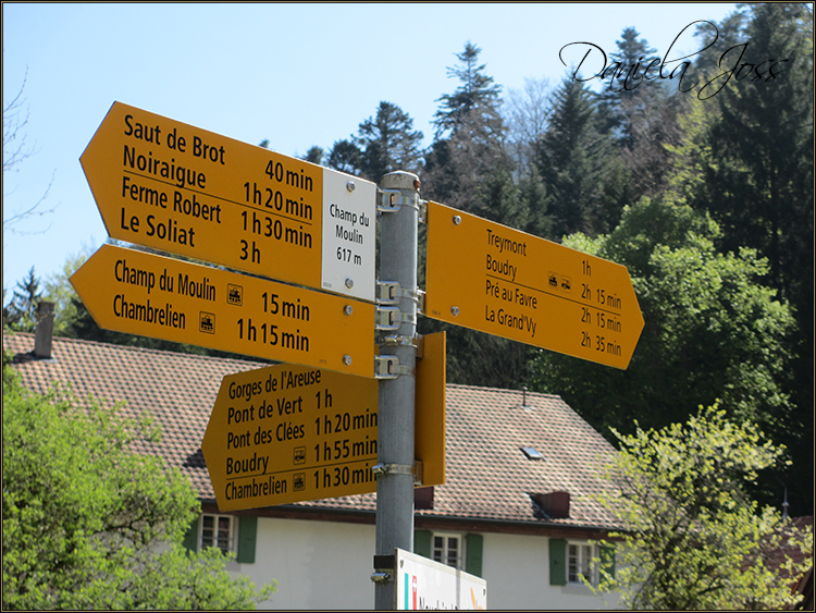 Daniela Joss - Durch die Schlucht der Areuse - Kanton Neuenburg