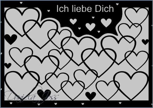 Scherenschnitt Liebe Freundschaft DanielaJoss
