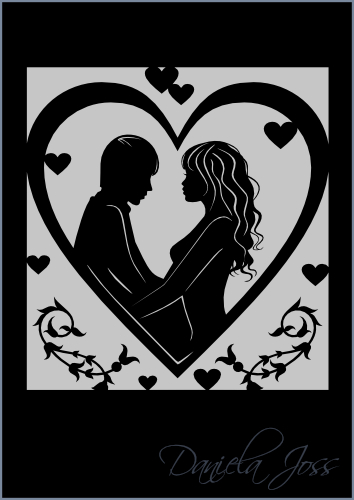 Scherenschnitt Liebe Freundschaft DanielaJoss