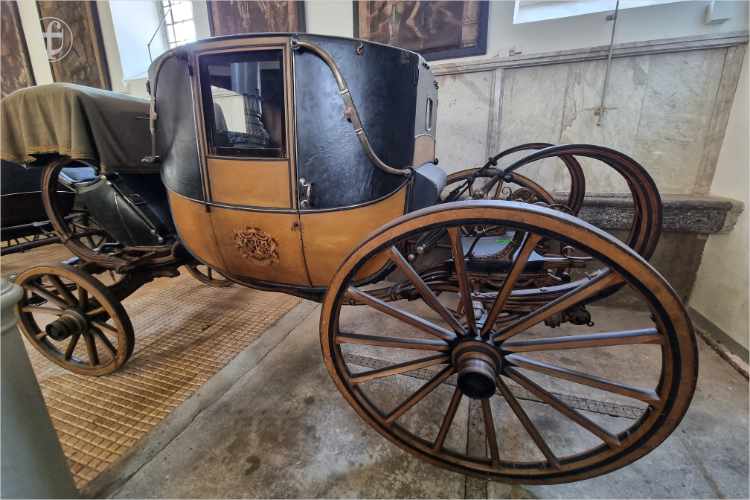 Ausgestellter Kaiserwagen aus dem Jahre 1768 von Daniela Joss.