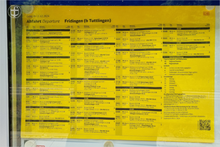 Fahrplan von Daniela Joss