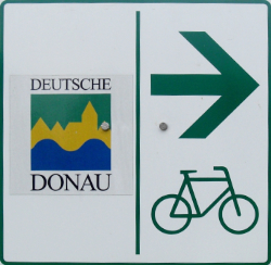 Beschilderung Donauradweg von Daniela Joss