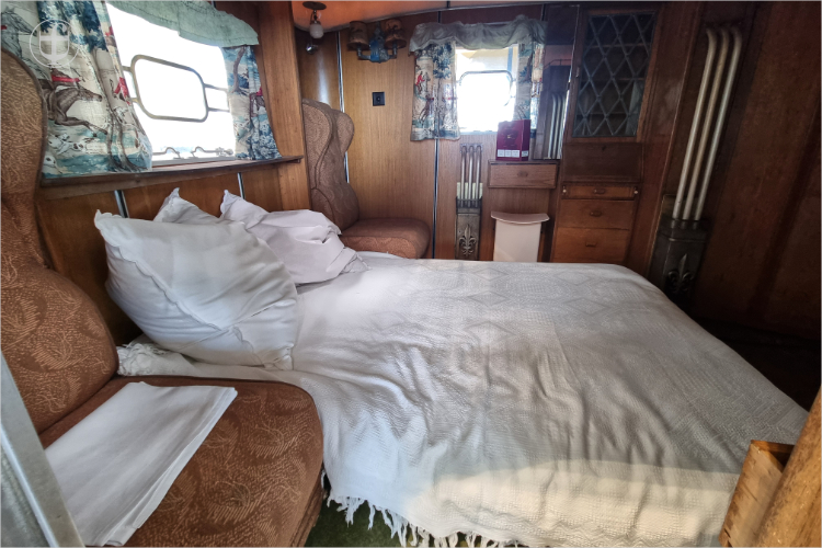 Schlafzimmer im Caravan Knight von Daniela Joss