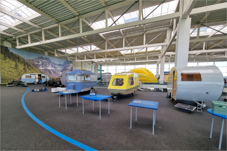 Schlafzimmer im Caravan Knight von Daniela Joss