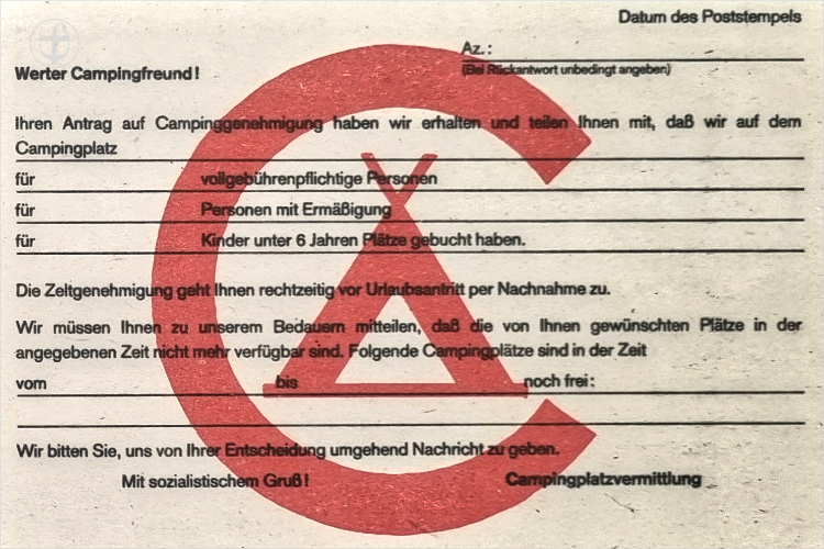 Zeltschein für die Ostsee von Daniela Joss
