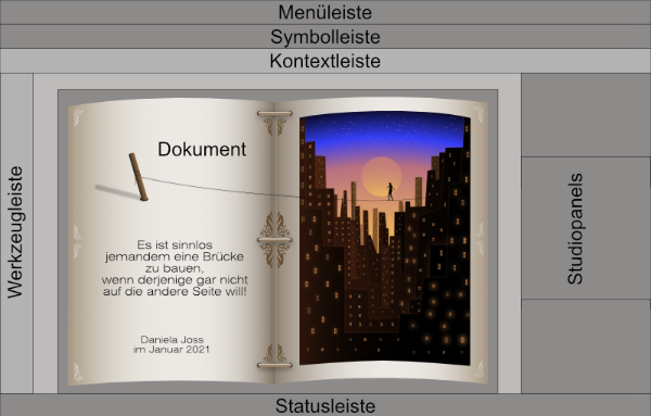 Affinity - Erste Schritte - Programmoberfläche - Daniela Joss
