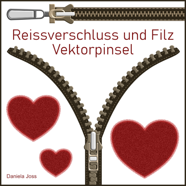Affinity - Tutorials - Reissverschluss und Filz Pinsel erstellen -  Daniela Joss