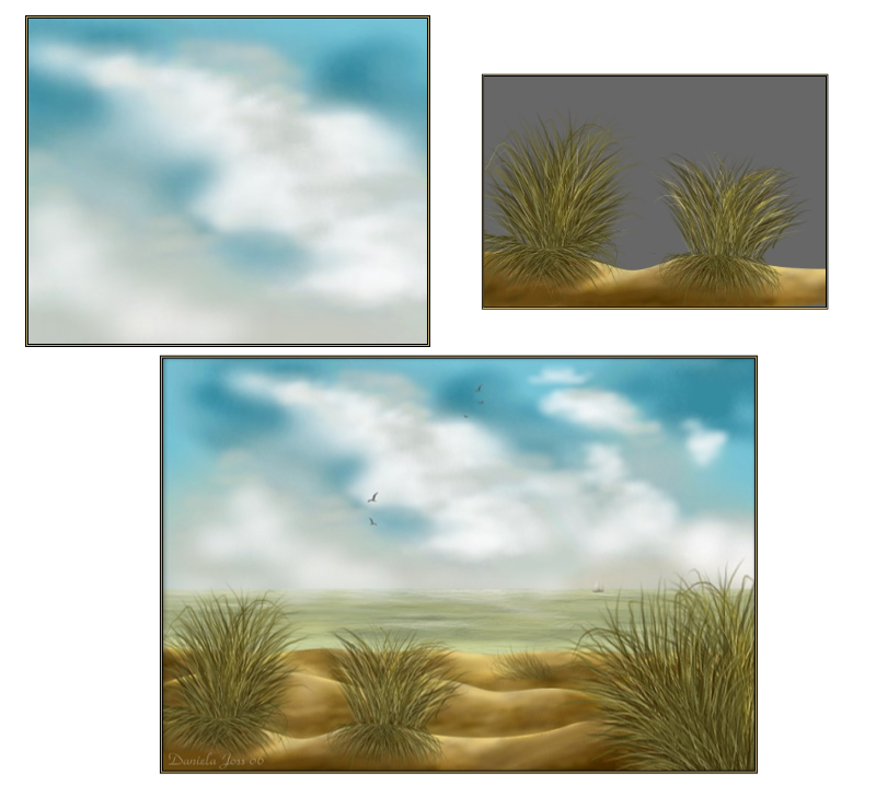 Dnenlandschaft - Tutorial Ulead PhotoImpact - Daniela Joss
