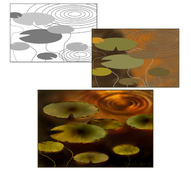 Winterteich - Tutorial Ulead PhotoImpact - Daniela Joss