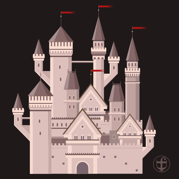 Erste Schritte Affinity Designer. Ein Märchenschloss bauen