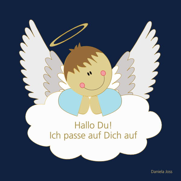 Vektorformen, Engel, Flügel, Harve, Horn, Sterne